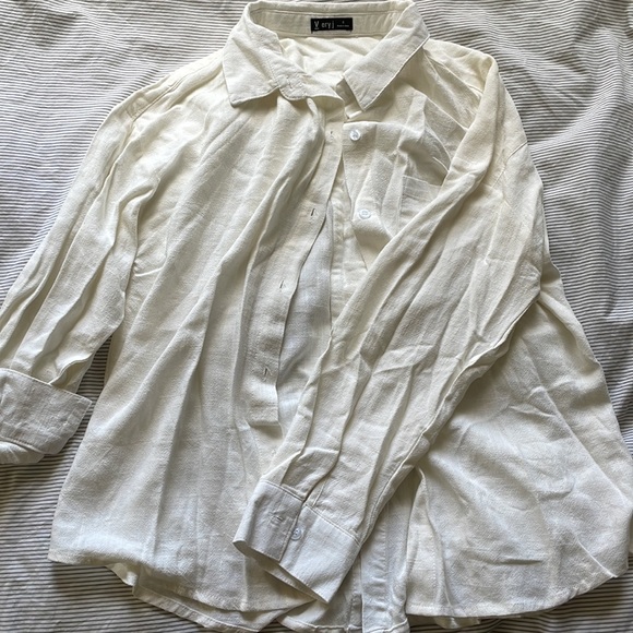 Linen button up - Picture 4 of 5